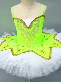 Costumes de danse de Ballet bordeaux filles ballerine en dentelle à paillettes ensemble de robe