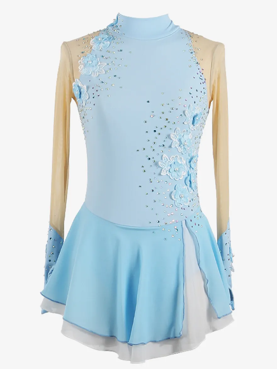 Costumes de danse de patinage artistique pour filles simples et généreux robe de compétition de patinage artistique pour femmes justaucorps de gymnastique