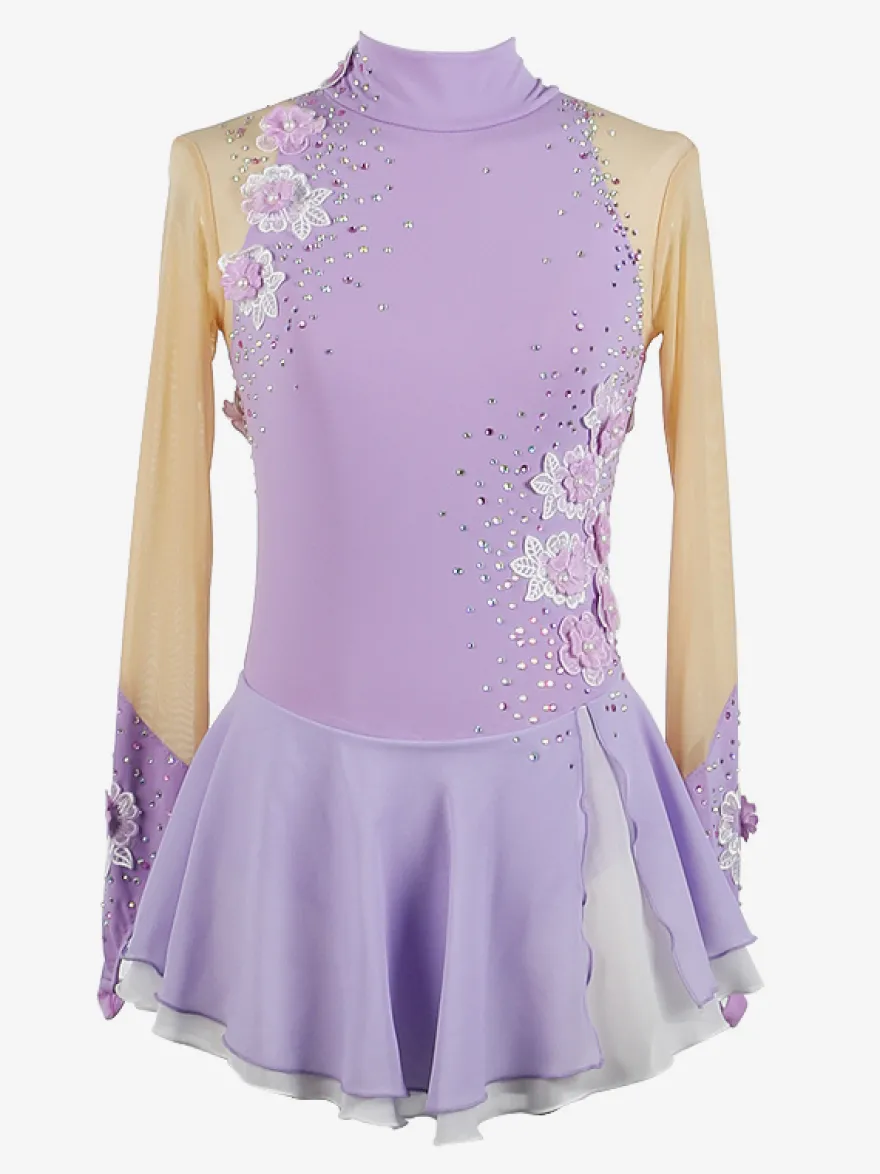 Costumes de danse de patinage artistique pour filles simples et généreux robe de compétition de patinage artistique pour femmes justaucorps de gymnastique