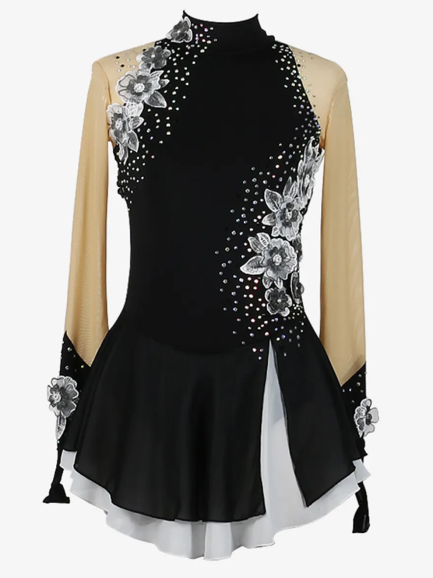 Costumes de danse de patinage artistique pour filles simples et généreux robe de compétition de patinage artistique pour femmes justaucorps de gymnastique