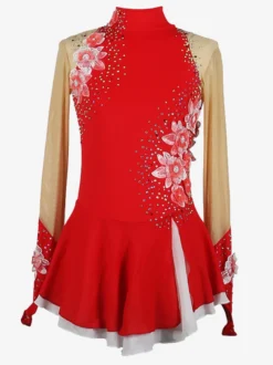 Costumes de danse de patinage artistique pour filles simples et généreux robe de compétition de patinage artistique pour femmes justaucorps de gymnastique