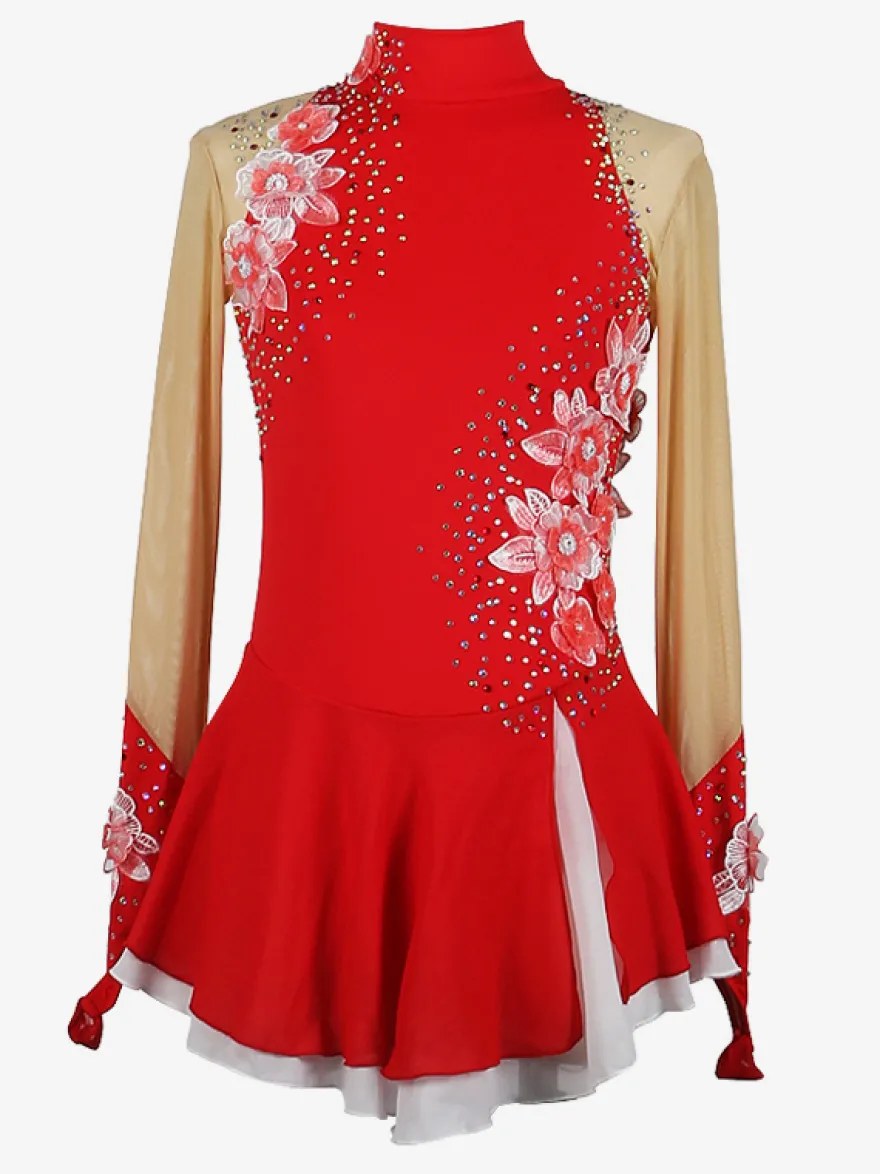 Costumes de danse de patinage artistique pour filles simples et généreux robe de compétition de patinage artistique pour femmes justaucorps de gymnastique