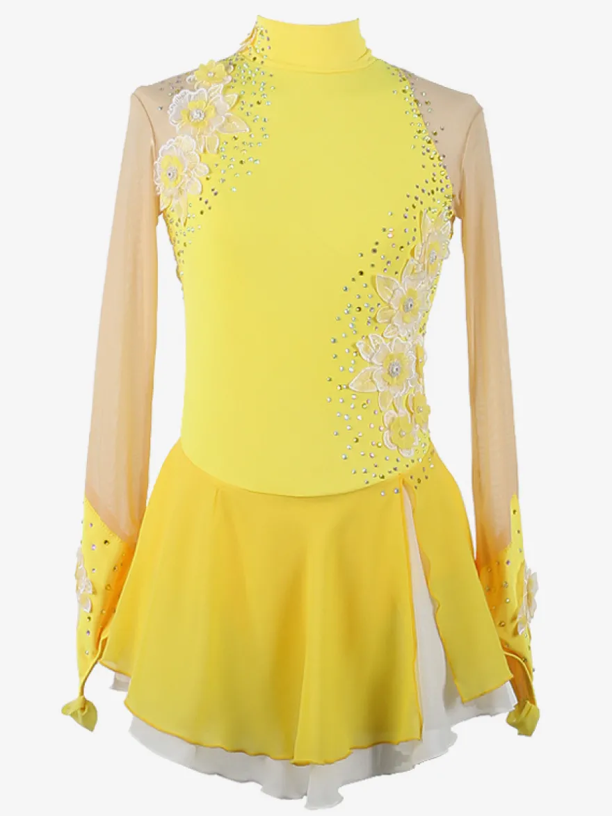 Costumes de danse de patinage artistique pour filles simples et généreux robe de compétition de patinage artistique pour femmes justaucorps de gymnastique