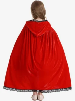 Costumes de Noël pour filles avec cape noire