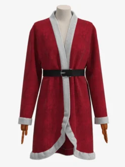 Costumes de Noël unisexes rouges pour les fêtes de Noël