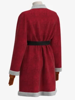 Costumes de Noël unisexes rouges pour les fêtes de Noël