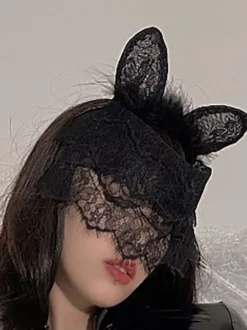 Costumes de pole dance robes fouettées pour femmes coiffes chaussettes hautes ensembles masques tenues de boîte de nuit