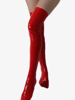 Costumes de pole dance robes fouettées pour femmes coiffes chaussettes hautes ensembles masques tenues de boîte de nuit
