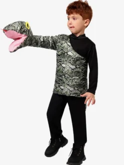 Costumes de serpent pour enfants pour Halloween Carvinal Top et combinaison