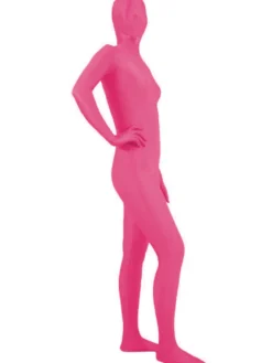 Costumes de Zentai rose lycra pour Déguisements Halloween Morphsuits Déguisements Halloween
