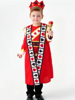 Costumes d'Halloween pour enfants Ensemble de couvre-chef en polyester rouge pour Halloween