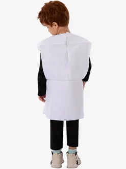 Costumes d'Halloween pour enfants Gilet blanc en polyester pour enfants