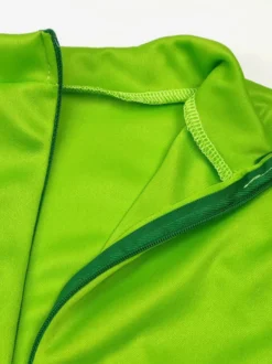 Costumes d'Halloween pour enfants Ensemble d'Halloween vert Manteau de chapeau en polyester pour enfants