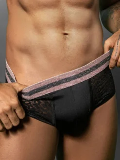 Costume sexy pour homme Gogoboy en dentelle pour jeu de rôle ensemble haut et pantalon court