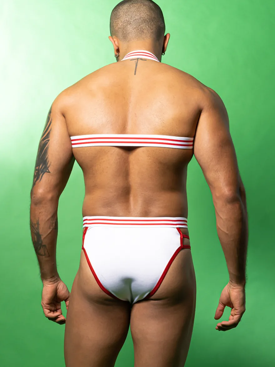 Costume sexy pour hommes costume de jeu de rôle d'infirmière sous-vêtements sexy