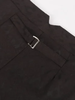 Costumes rétro en polyester rétro vintage noir pour homme
