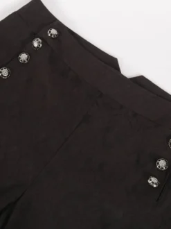 Costumes rétro en polyester rétro vintage noir pour homme