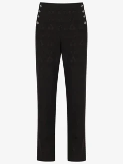 Costumes rétro en polyester rétro vintage noir pour homme