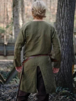Costumes rétro à manches longues en polyester rétro vert vintage pour homme