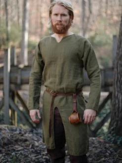 Costumes rétro à manches longues en polyester rétro vert vintage pour homme