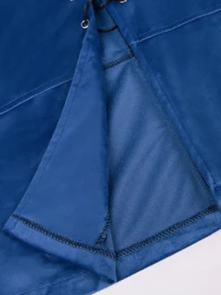Costumes rétro sans manches en polyester rétro bleu vintage pour homme
