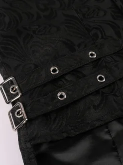 Costumes rétro sans manches en polyester rétro haut vintage noir pour homme Bourgogne