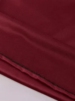 Costumes rétro sans manches en polyester rétro haut vintage noir pour homme Bourgogne