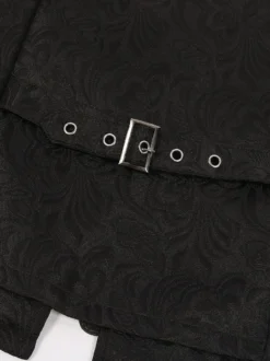 Costumes rétro sans manches en polyester vintage noir pour homme