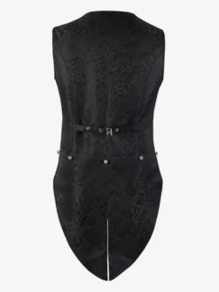 Costumes rétro sans manches en polyester vintage noir pour homme