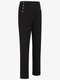 Costumes rétro vintage en polyester noir pour homme
