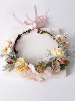 Couronne de fleur de mariage accessoire de mariage