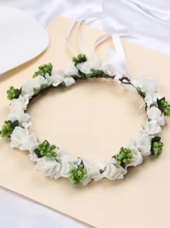 Couronne de fleur de mariage accessoire de mariage