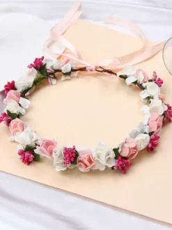 Couronne de fleur de mariage accessoire de mariage