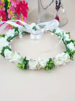 Couronne de fleur de mariage accessoire de mariage