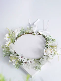 Couronne de fleur de mariage accessoire de mariage