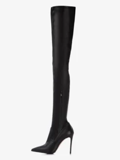 Cuissardes pour femmes bottes sexy à bout pointu et talons hauts