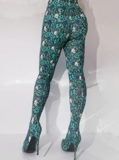 Cuissards Bout Pointu Talon Aiguille Tissu Élastique Pour Femmes