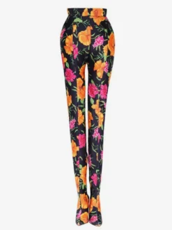 Cuissards Bout Pointu Talon Aiguille Tissu Élastique Pour Femmes