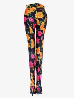 Cuissards Bout Pointu Talon Aiguille Tissu Élastique Pour Femmes