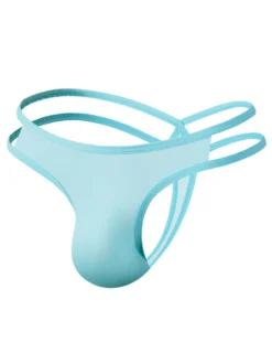 Cullotte Sexy Homme Lingerie Sexy à Lacets Croisés Unicolore