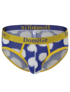 Culotte Sexy Pour Hommes Jaune Imprimé Rayon Tanga Lingerie Hommes