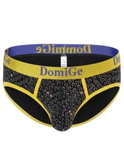 Culotte Sexy Pour Hommes Jaune Imprimé Rayon Tanga Lingerie Hommes