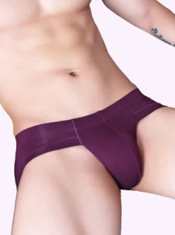 Culottes Homme Lingerie Sexy Coupe Cintrée Unicolore Elastique