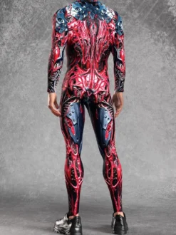 Cyberpunk Combinaisons zentai motifs Combinaison imprimée Halloween combinaison intégrale pour soirées à thème