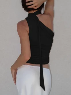 Débardeur noir chic pour femmes