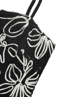 Débardeur noir en viscose dos nu élégant pour femme idéal pour l'été