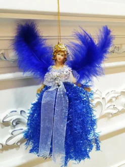 Décoration Ange Fête Polyester Fibre Noël Enfants Noël Déguisement Noël Cadeau Enfant