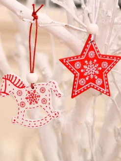Décoration De Fête De Noël Costumes De Noël En Bois Déguisement Noël Cadeau Enfant
