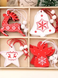Décoration De Fête De Noël Costumes De Noël En Bois Déguisement Noël Cadeau Enfant
