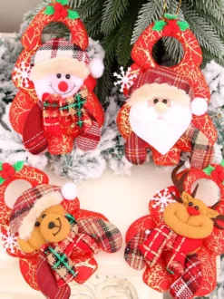 Décoration De Fête De Noël Père Renne Noël En Fibre De Polyester Déguisement Noël Cadeau Enfant
